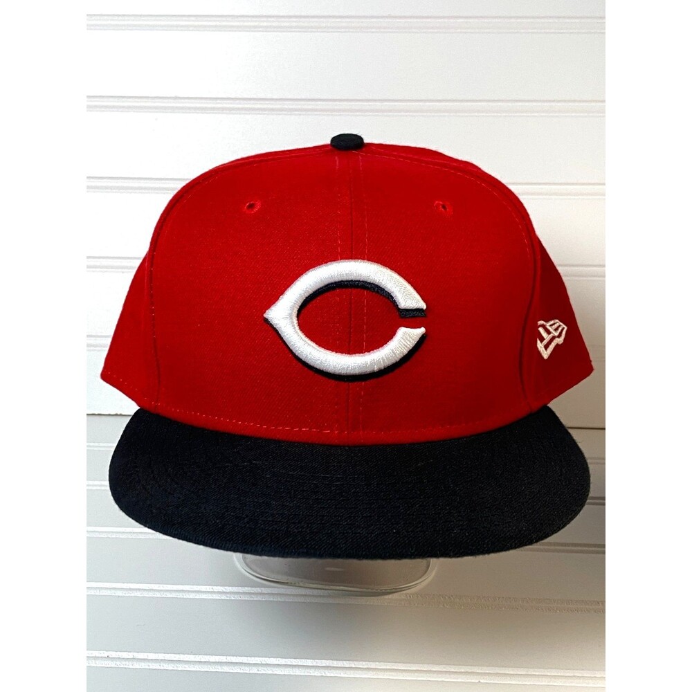 New Era 59Fifty Cincinnati Reds Fitted Hat Cap 7 3/4 On-Field MLB Baseball